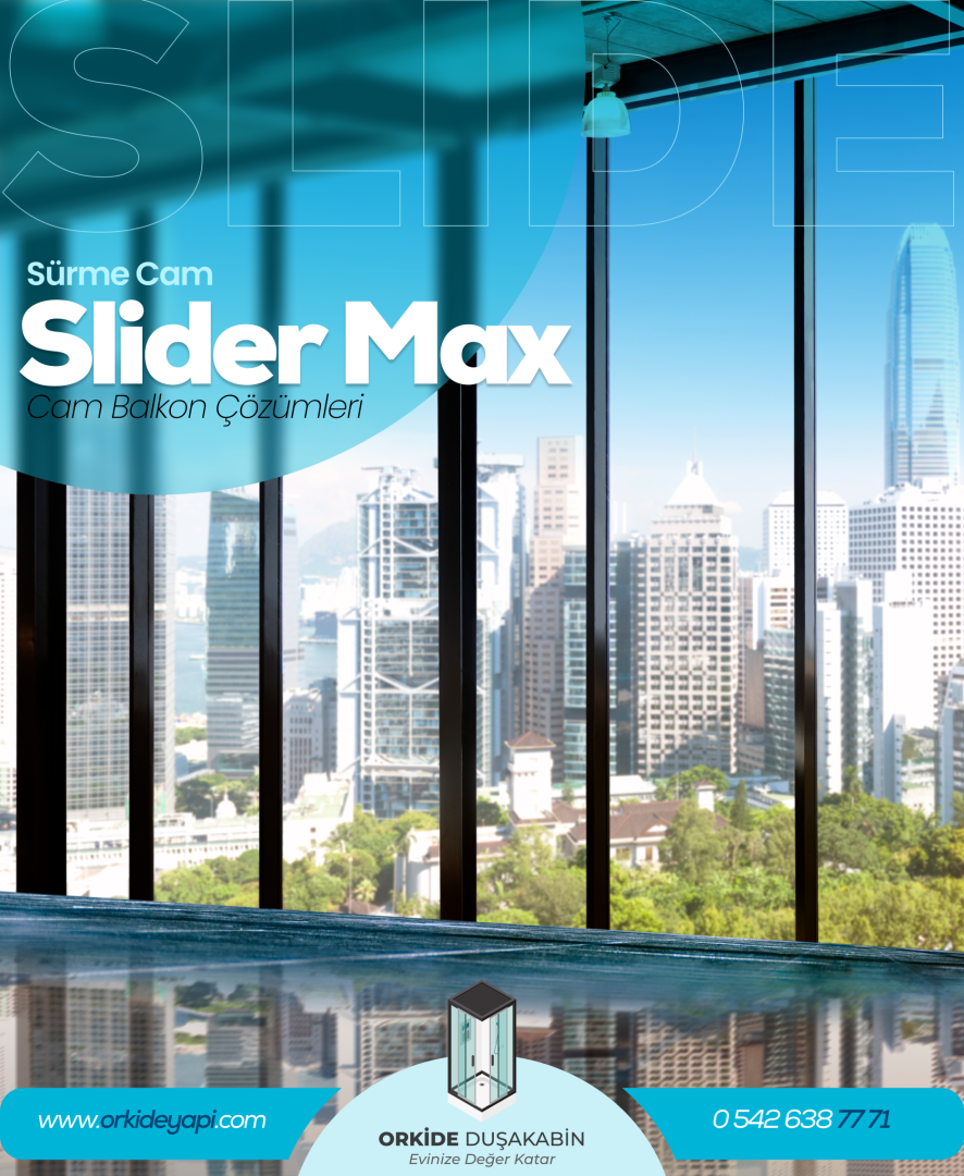 Sürme Cam Slider Max(10mm)
